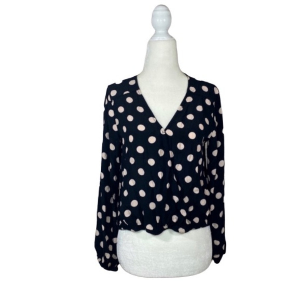 Anthropologie Sanctuary Cori Blouson Sleeve Top